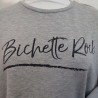 Sweater gris Bichette Rock T L G One - Inscription