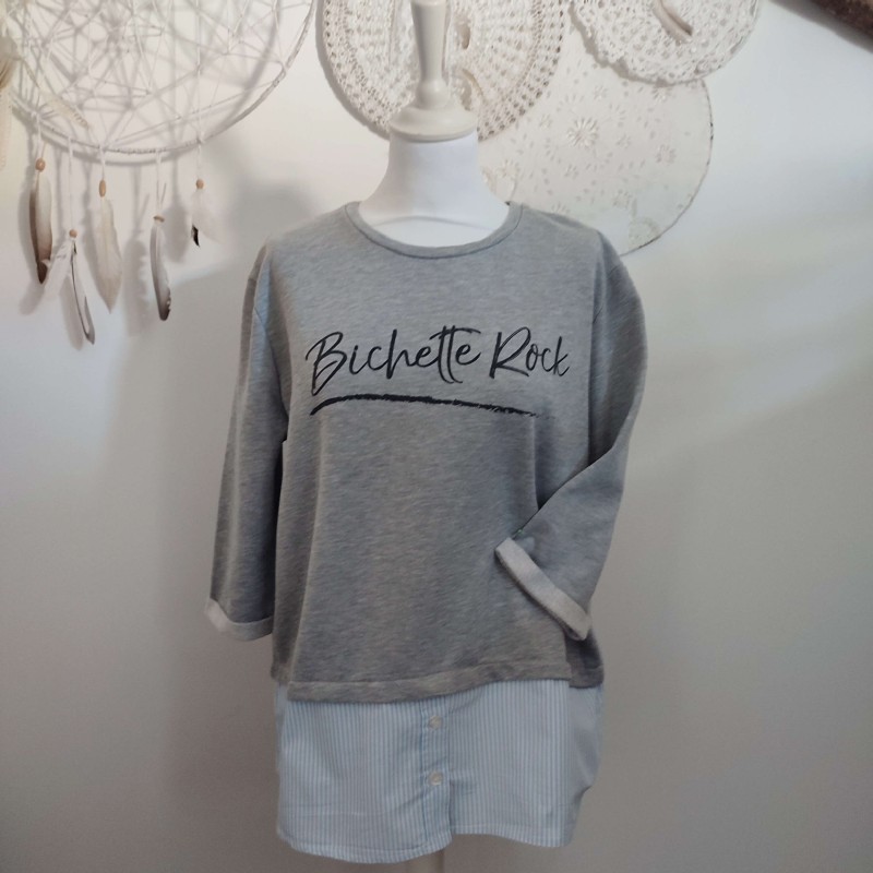 Sweater gris Bichette Rock T L G One