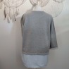 Sweater gris Bichette Rock T L G One - Dos