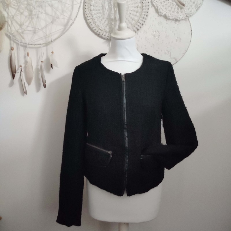 Veste matelassée zippée noire T 1 By Joos