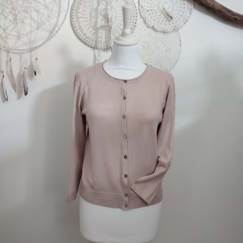 Cardigan beige rosé T S H & M Basics