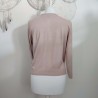 Cardigan beige rosé T S H & M Basics - Dos