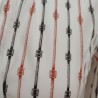 Chemisier aux ceintures noires et caramel T 38 River Woods - Motif