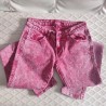 Jeans rose fushia blanchi  W27 FishBone - Face