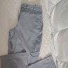 Pantalon gris rayé T 38 Eva Kayan - Détail côté
