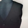 Gilet de costume noir T XL Smog
 - Poche poitrine