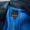 Veste de costume noire T XL Smog - Doublure bleue