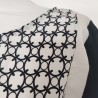 Haut noir et blanc à spirales T 10 RRW Fashion - Motifs