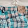 Pantalon écossais turquoise W 32 Golf Junkie - Détails arrière