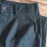 Pantalon bleu marine 7-8° T M Le Streghe - Détail poche et ceinture