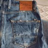 Jeans foncé blanchi et used W31 Brian Dales - Détails verso