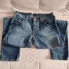 Jeans foncé blanchi et used W31 Brian Dales - Recto