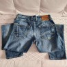 Jeans foncé blanchi et used W31 Brian Dales