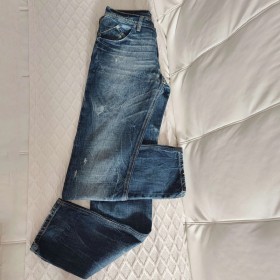 Jeans foncé blanchi et used W31 Brian Dales