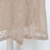 Robe bustier en dentelle écrue T XS Hollister - Transparence