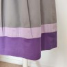 Robe bustier grise et violette T S Manoukian - Détail de la base