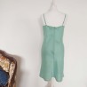 Robe en lin vert d'eau T 40 Mim - Dos