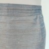 Jupe droite en soie au tissage gris doré T 44 Elégance Paris - Textile en soie