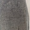 Jupe à plis noire chinée T 44 Yessica - Textile