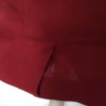 Jupe droite rouge sombre brodée T 40 Mary Kimberley
- Fente d'aisance au dos