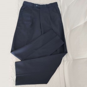 Pantalon classique bleu marine T 38 Koor's & Son