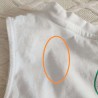 Top blanc noué 7 up T S Divided H&M - Défaut