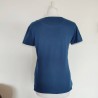 T-shirt bleu Electric Young T L Cropp - Dos