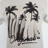 T-shirt blanc Surf et palmiers T M Jack & Jones Originals
- Motif